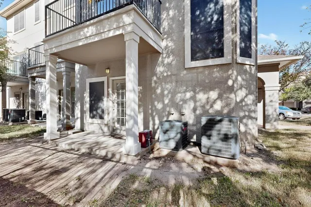 a view of outdoor space with seating area