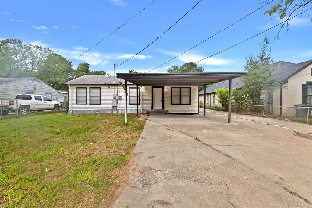 613 Cheyenne Road Dallas, TX 75217 - Photo 1 of 28 Single-story residence featuring white siding and black window shutters