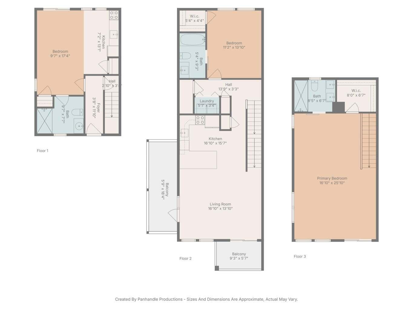 17878 Front Beach Road, Unit E2 Panama City Beach, FL 32413 - Photo 34 of 34 a picture of a floor plan