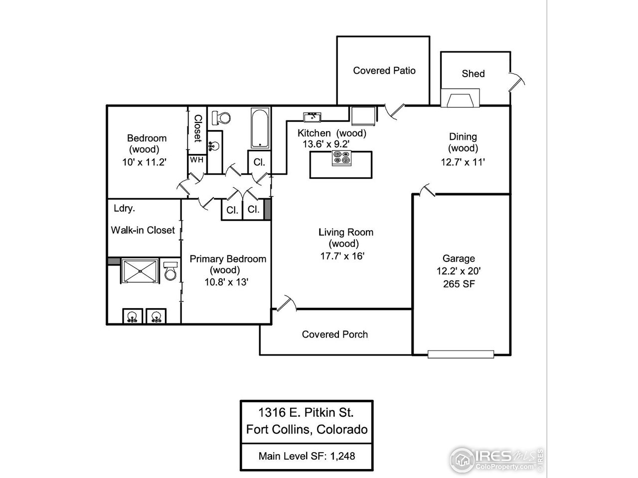 1316 East Pitkin Street Fort Collins, CO 80524 - Photo 21 of 21 Floorplan