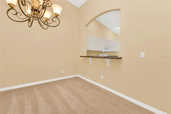 a view of a room with rack on the wall