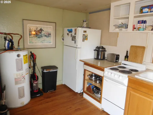 a room with storage and utility