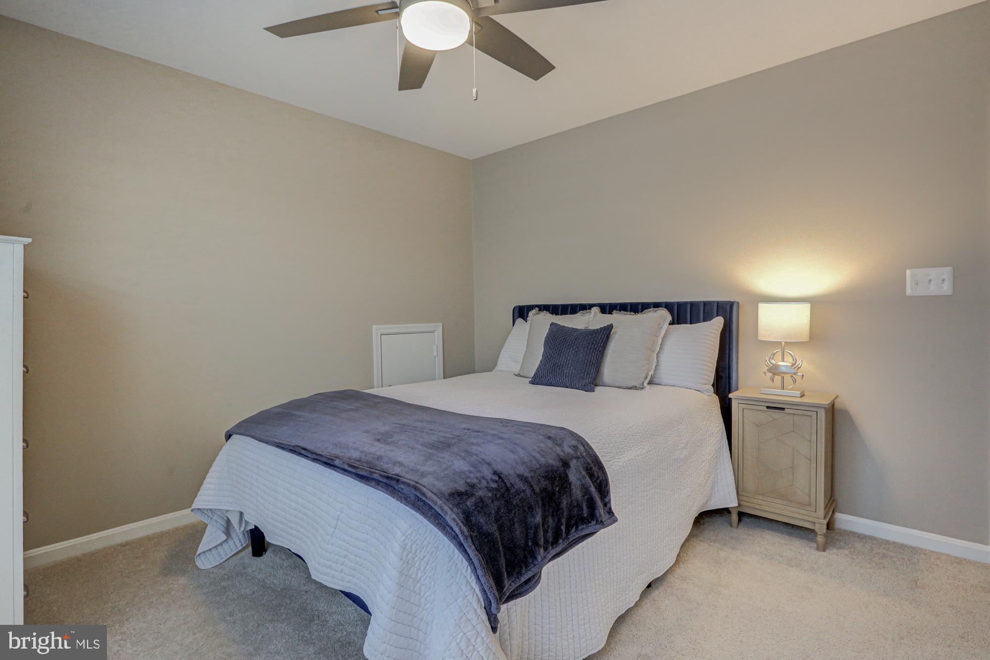 507 Cherry Bark Road Middletown, DE 19709 - Photo 65 of 81 a bedroom with a bed and a ceiling fan