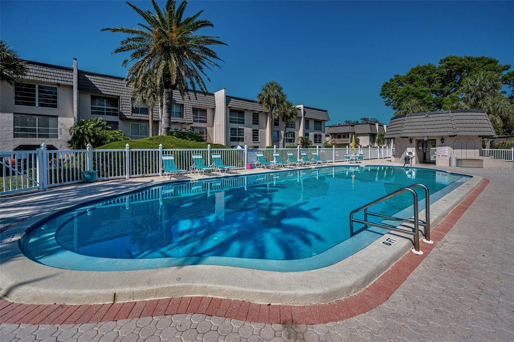 8699 Bardmoor Boulevard, Unit 203 Seminole, FL 33777 - Photo 14 of 14 a view of a house with swimming pool