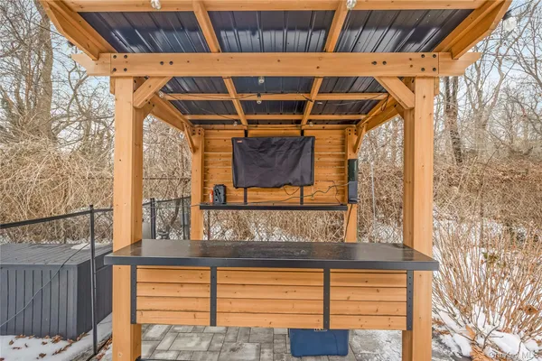 a view of front door