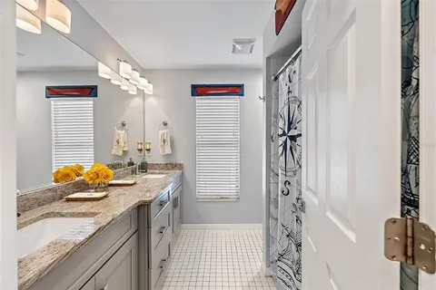 a outdoor living space with furniture