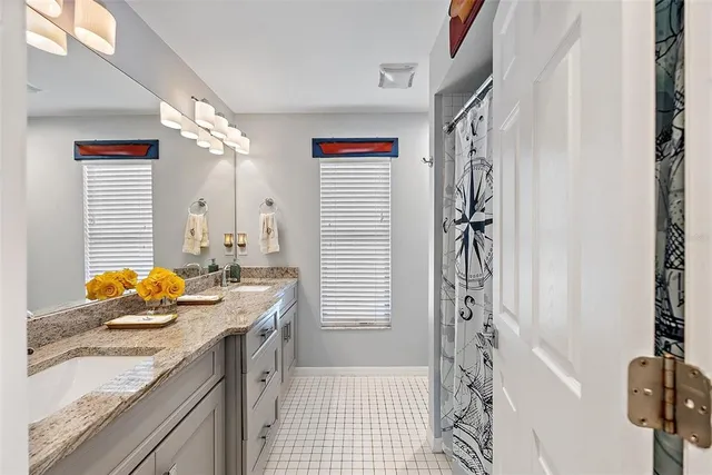 a outdoor living space with furniture