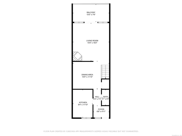 a picture of a bench in front of a door