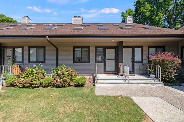 front view of house with a yard