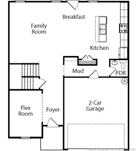 522 Open Range (lot 56) Rd Spring Lake Spring Lake, NC 28390 - Photo 4 of 5 1st Floor - may vary
