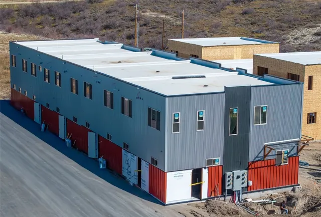 a view of balcony with stainless steel appliances