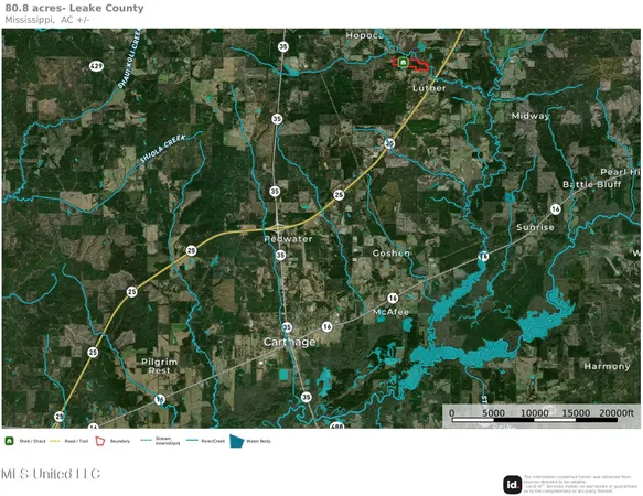 $210,080 | 80.8 Acres, Carthage, MS 39051