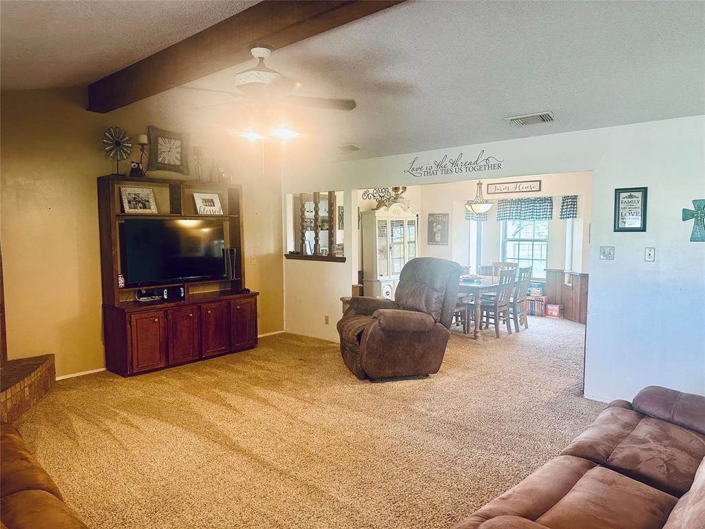 4142 Highway 83 Tuscola, TX 79562 - Photo 11 of 28 a living room with furniture and a flat screen tv
