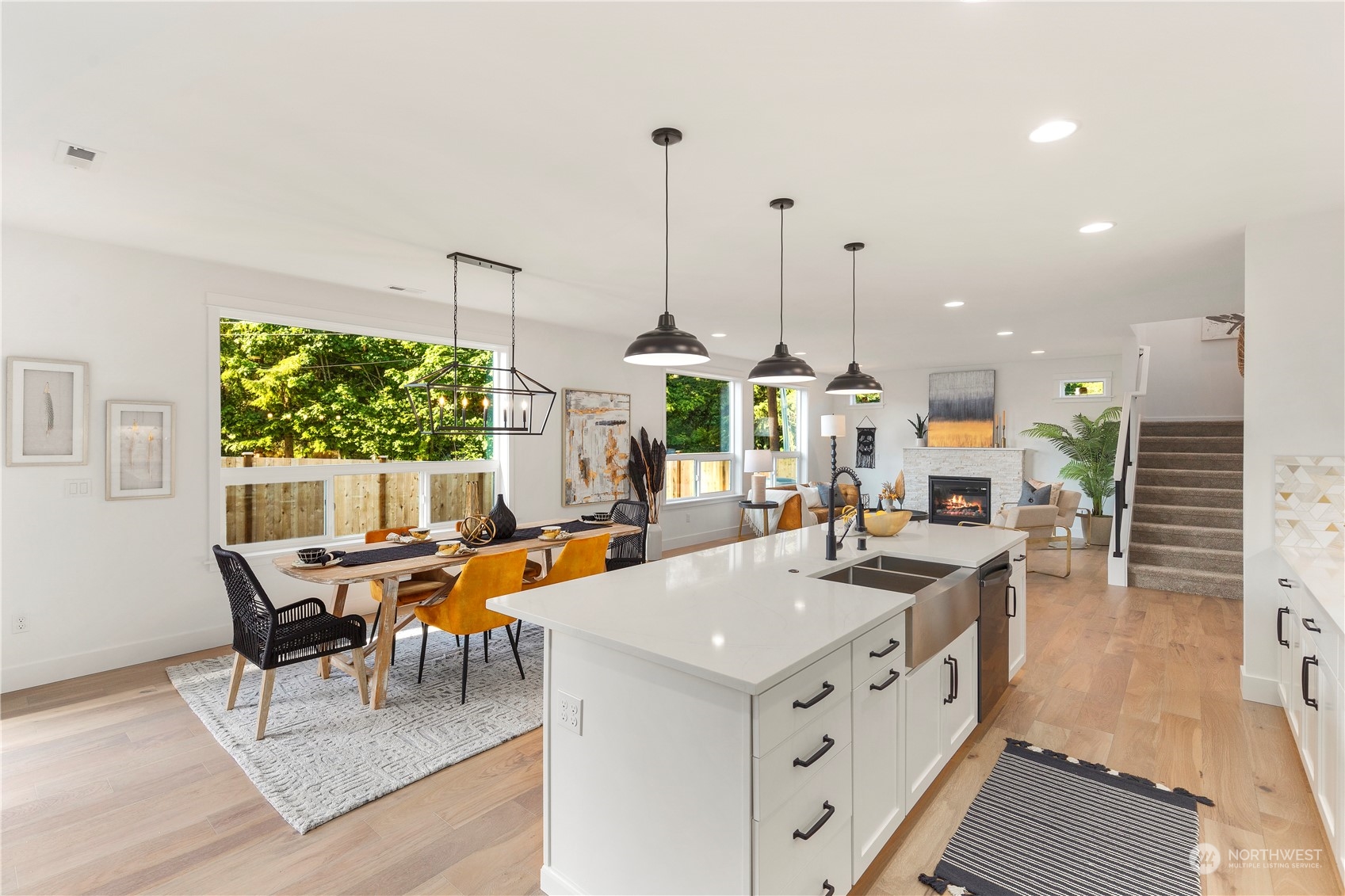 7 179th Place Southwest Bothell, WA 98012 - Photo 11 of 33 a view of a a dining table chairs and chandelier