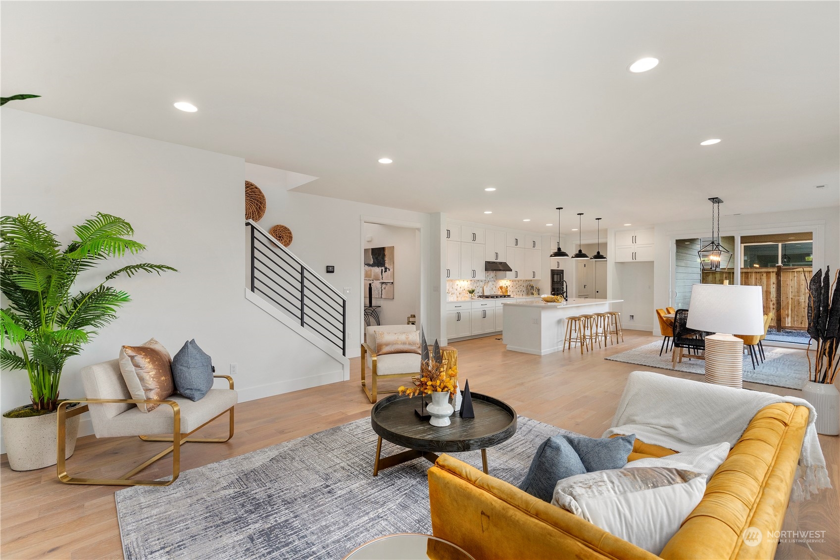 7 179th Place Southwest Bothell, WA 98012 - Photo 7 of 33 a living room with furniture and wooden floor