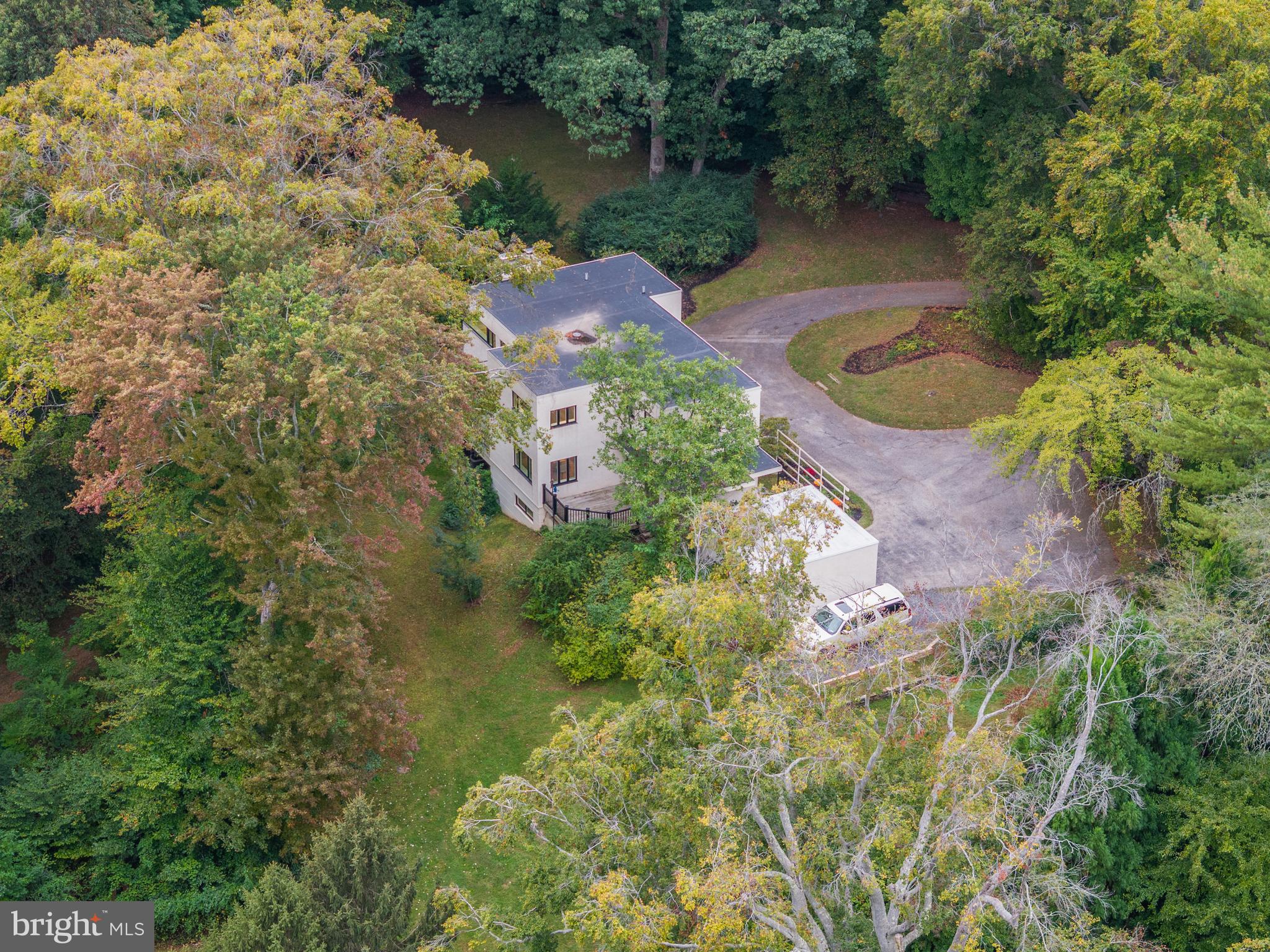 829 Black Rock Road Gladwyne, PA 19035 - Photo 19 of 20 an aerial view of a house with a yard