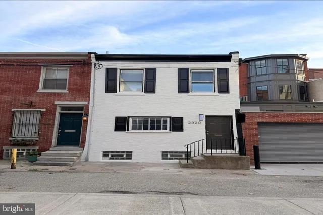 a large building with a street