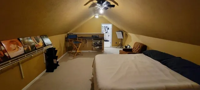 a very nice looking room with a large window