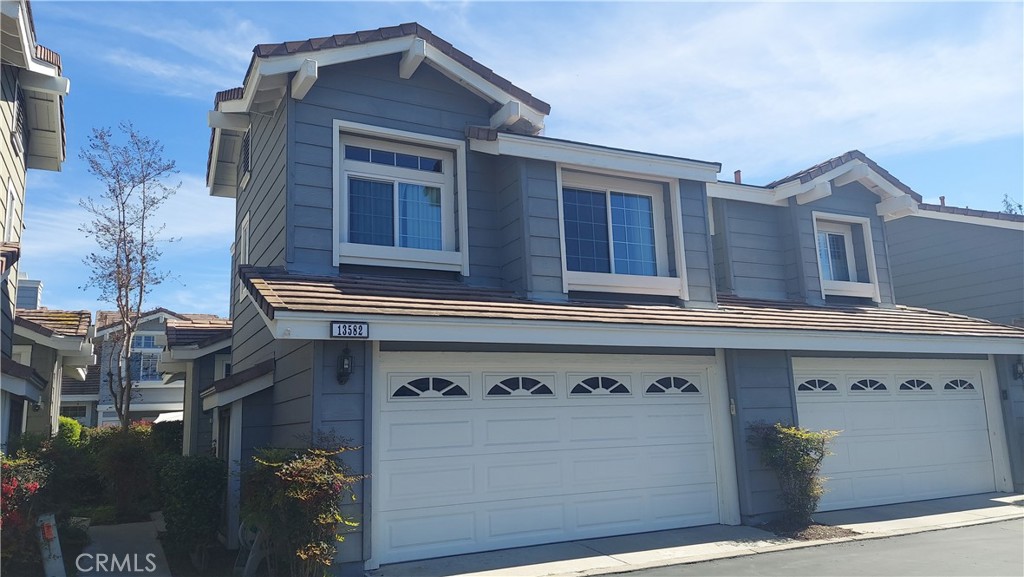 a front view of a building