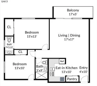 $3,000 | 383 Langley Road, Unit 3, Newton, MA 02459