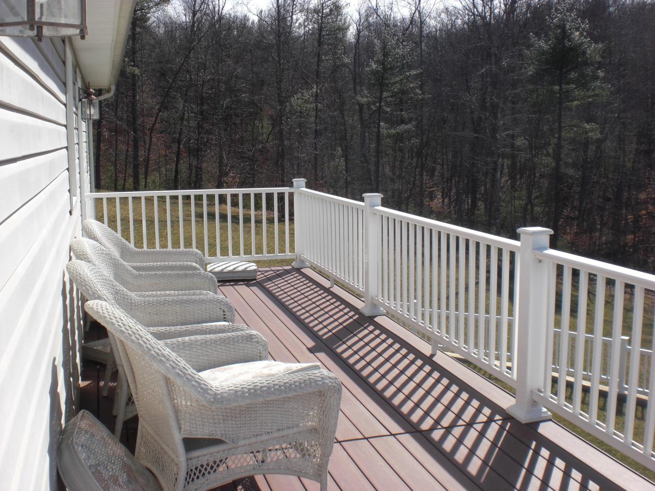 1063 Madcap Road Rocky Mount, VA 24151 - Photo 27 of 39 a view of balcony with wooden floor and fence
