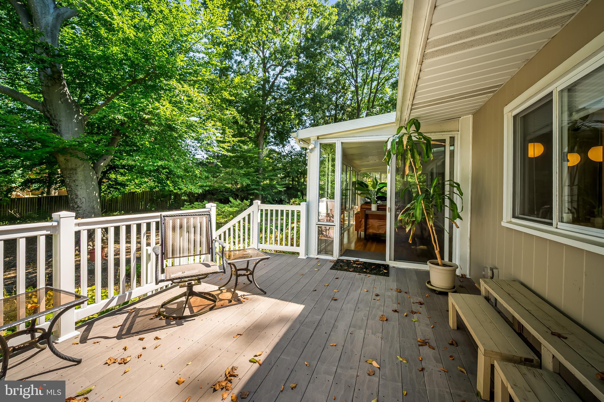 6103 Ivydene Terrace Baltimore, MD 21209 - Photo 48 of 51 a view of a chair and tables in the balcony