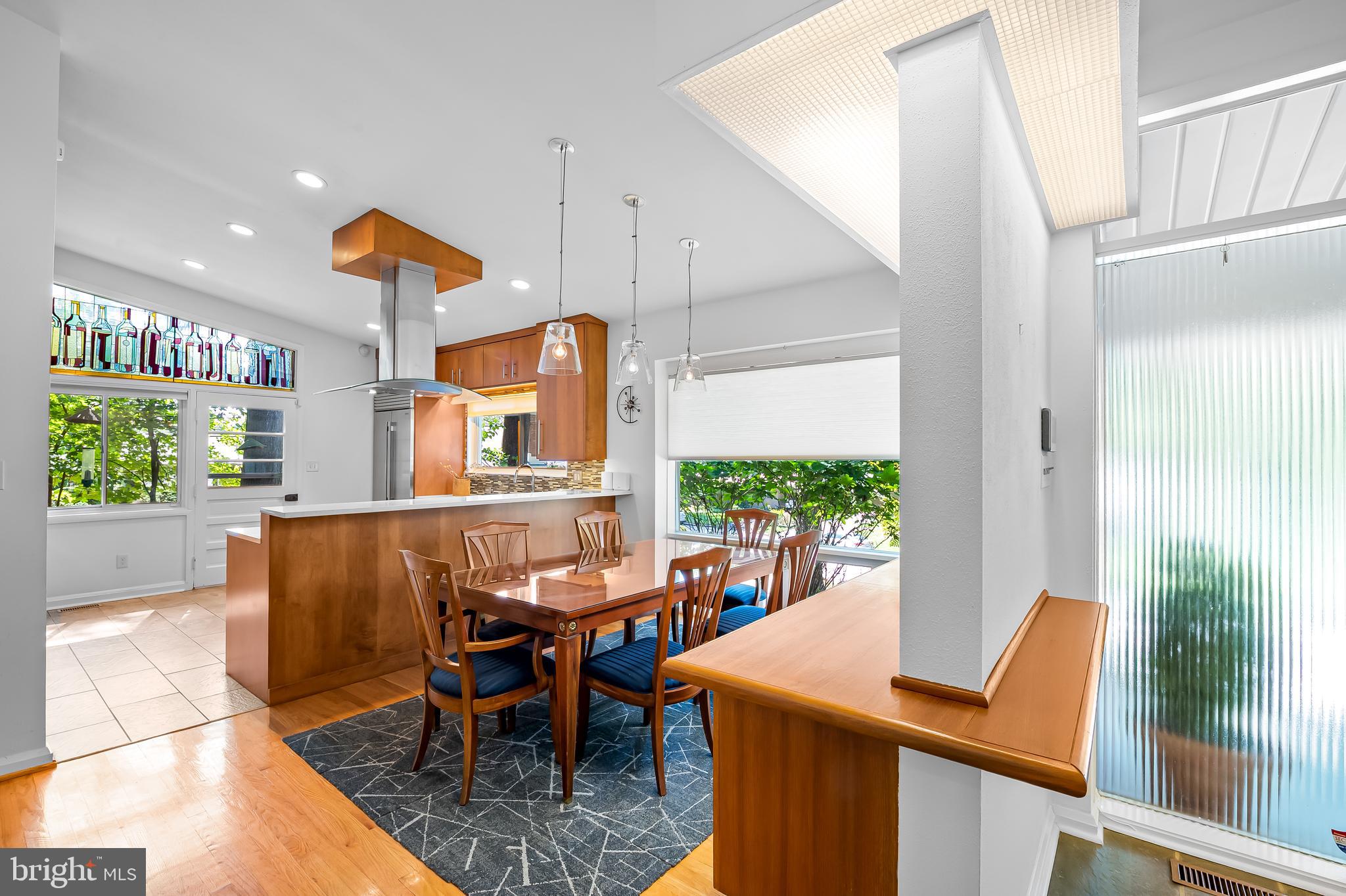 6103 Ivydene Terrace Baltimore, MD 21209 - Photo 6 of 51 a view of a dining room with furniture window and outside view