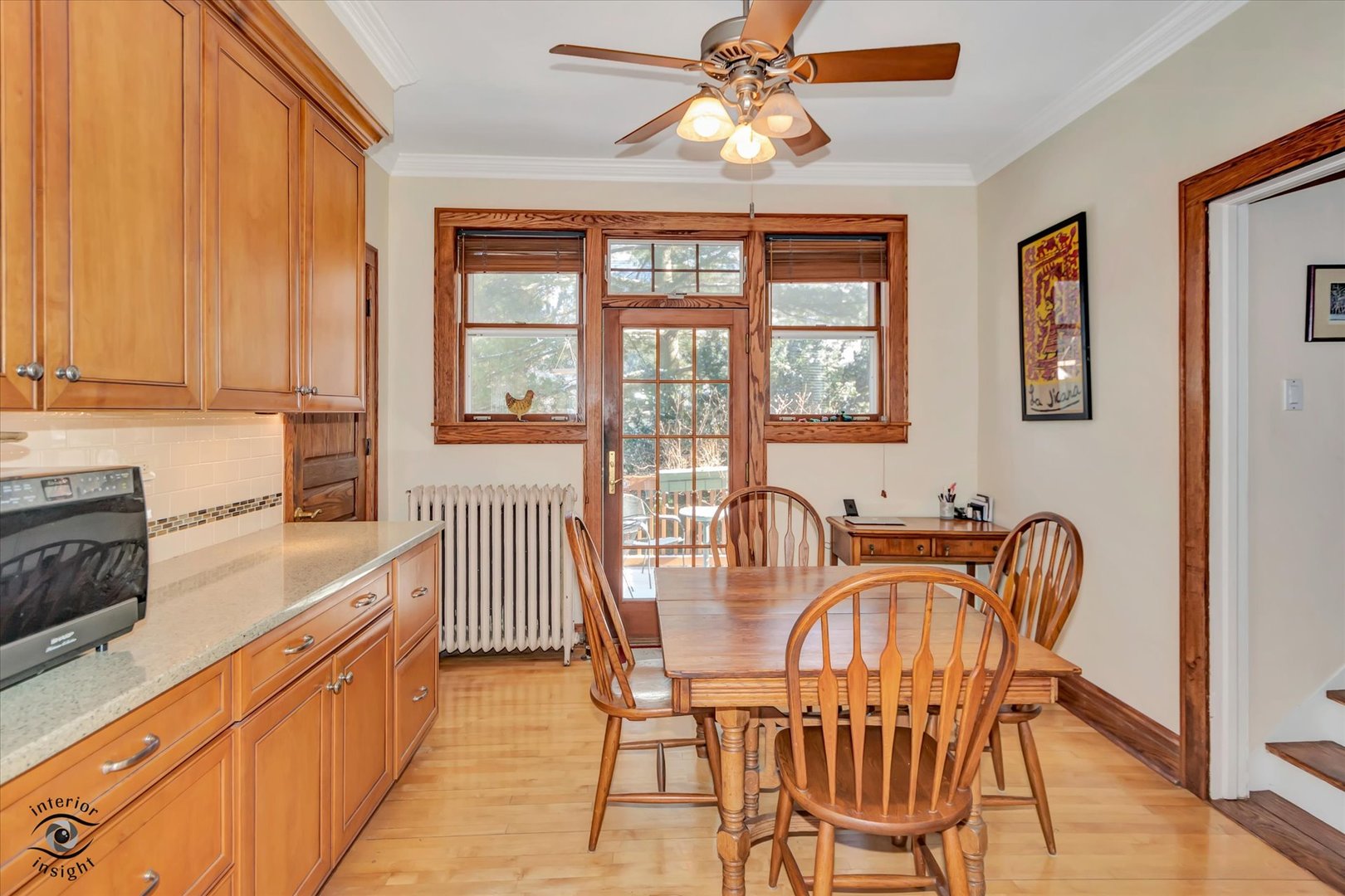 1650 West 105th Street Chicago, IL 60643 - Photo 20 of 43 a view of a dining room with furniture a chandelier and wooden floor