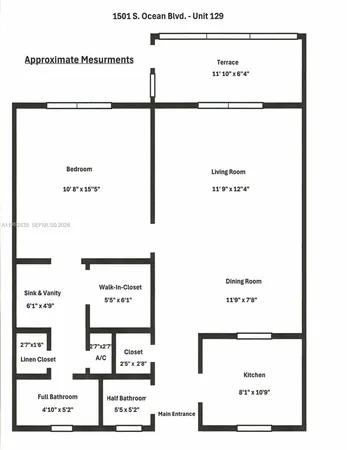 $249,900 | 1501 South Ocean Boulevard, Unit 129, Lauderdale-by-the-Sea, FL 33062