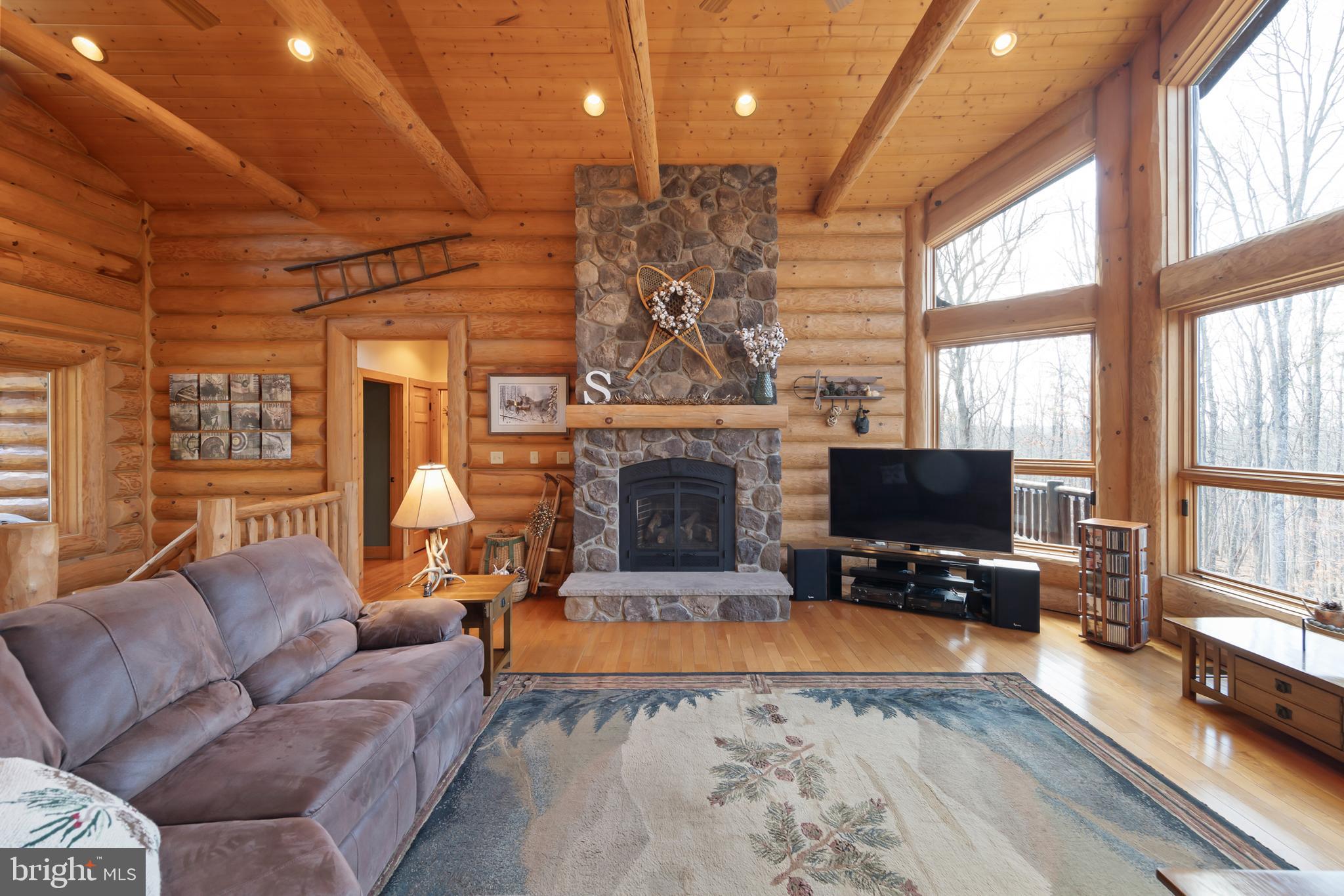 181 Signal Ridge Lane Winchester, VA 22603 - Photo 3 of 70 a living room with furniture a fireplace and a flat screen tv