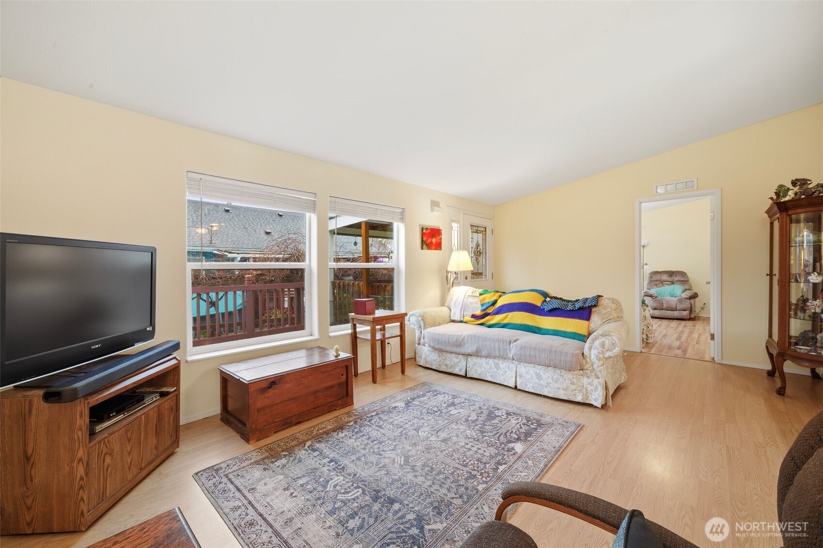 1913 7th Street Sedro-Woolley, WA 98284 - Photo 5 of 28 a living room with furniture and a flat screen tv