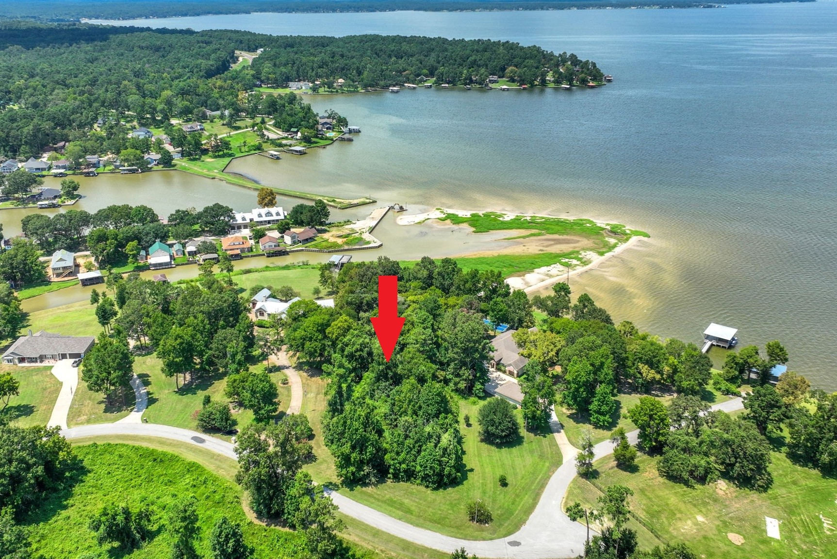 Tbd Harrell Cemetery Road Coldspring, TX 77331 - Photo 2 of 15 a view of a lake with a yard and mountain view
