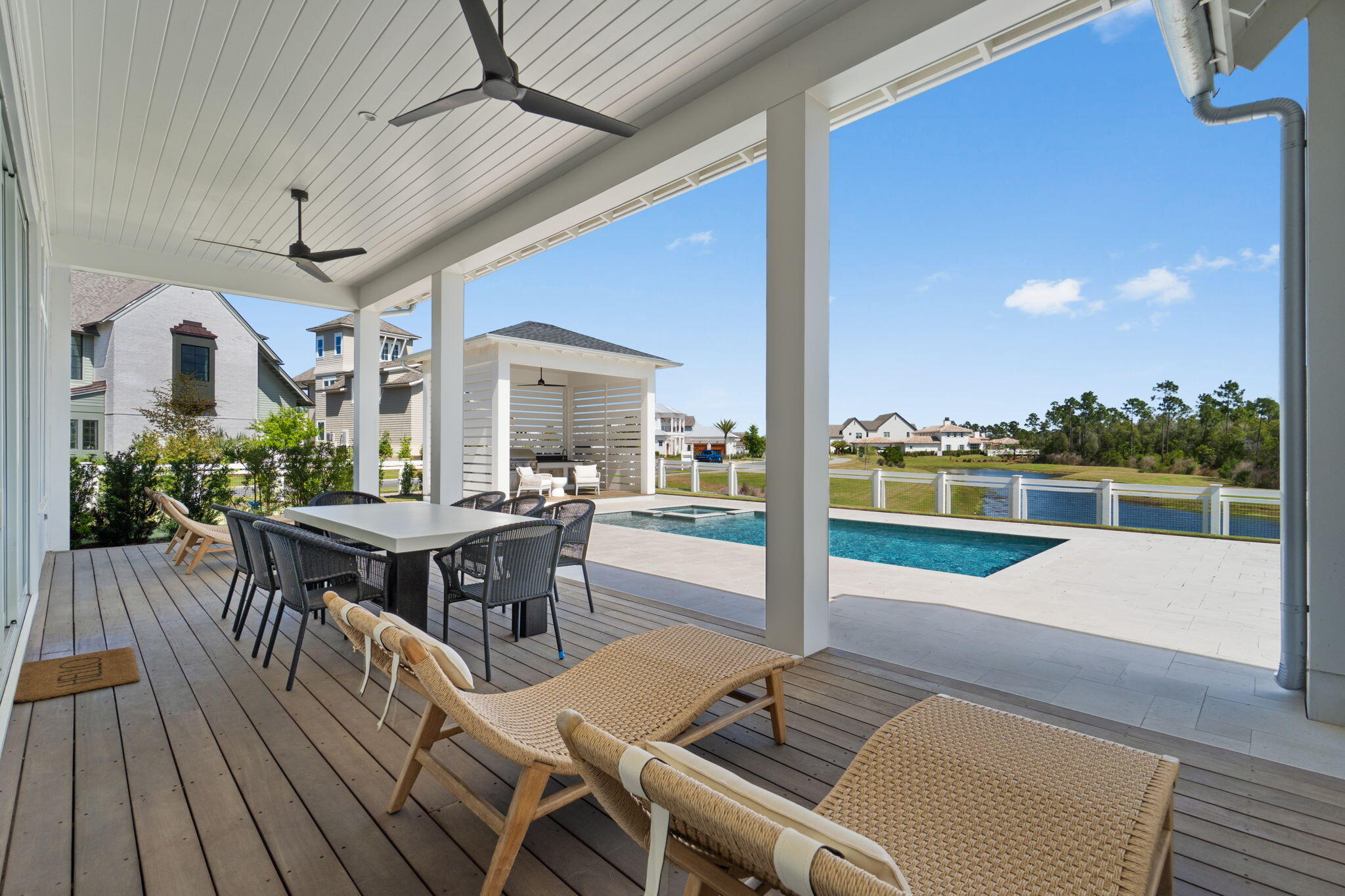 300 Windsong Dr Inlet Beach Inlet Beach, FL 32461 - Photo 78 of 97 Covered Back Porch