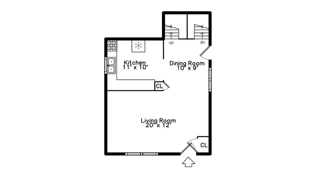 a picture of a bench in front of a wall