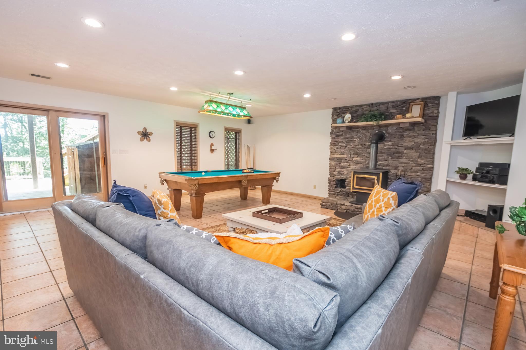 2345 Marsh Hill Road McHenry, MD 21541 - Photo 46 of 77 Lower-Level Family/Game Room