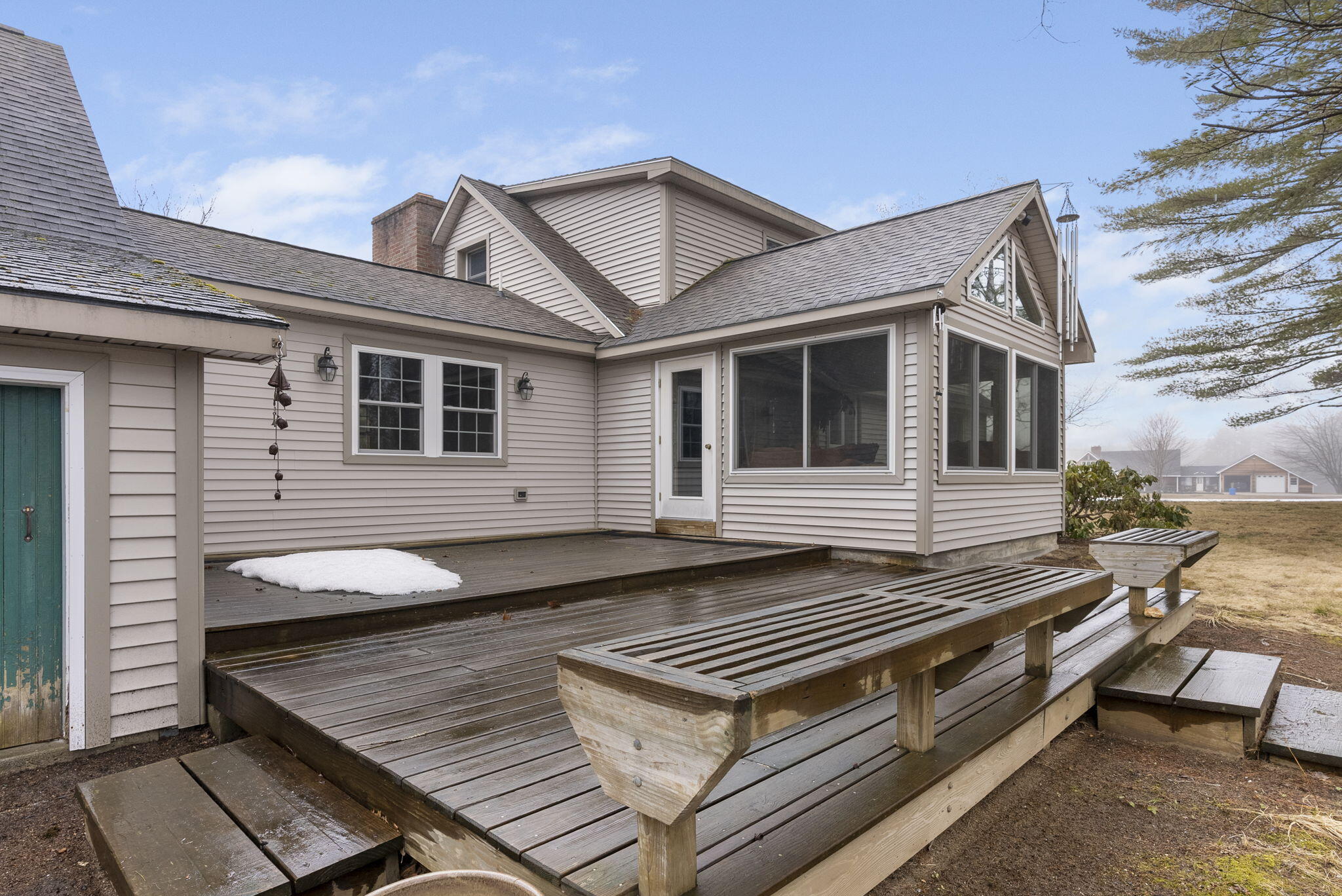 197 Edes Falls Road Naples, ME 04055 - Photo 11 of 63 Large Deck