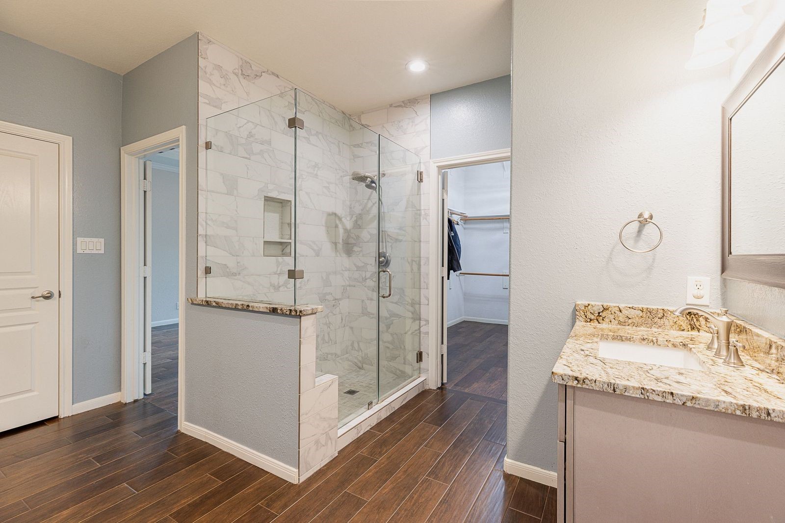 1122 Silveridge Conroe, TX 77304 - Photo 27 of 46 Gorgeous walk-in shower in primary bath