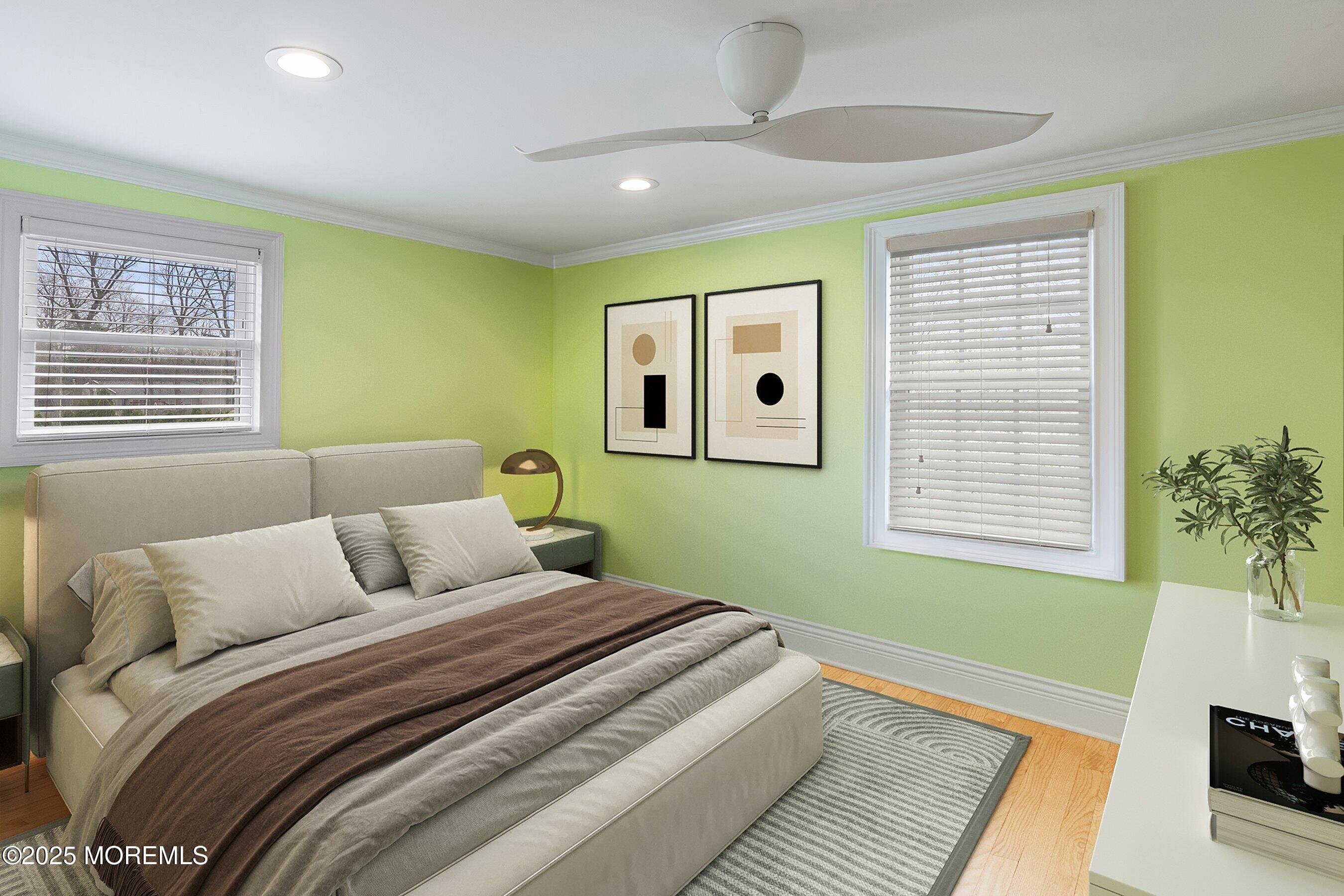 21 Drexel Drive Jackson, NJ 08527 - Photo 15 of 36 a bedroom with a bed and a flat screen tv