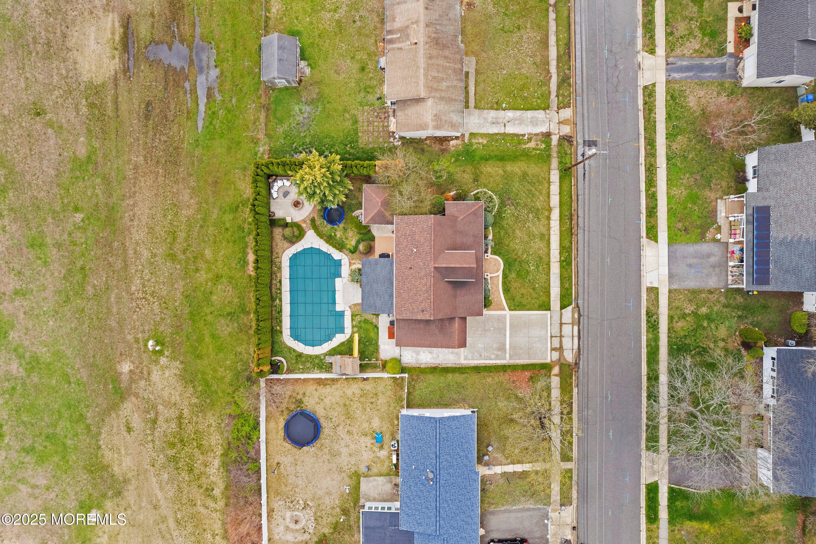 21 Drexel Drive Jackson, NJ 08527 - Photo 25 of 36 a aerial view of a house with outdoor space and parking