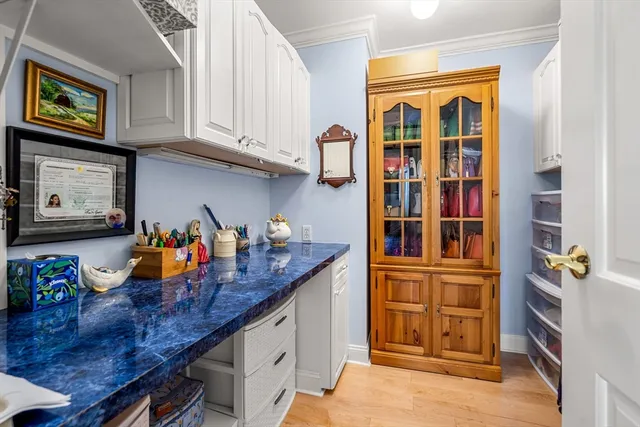 a view of city from a balcony