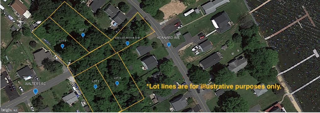 0 Walters Road Edgewood, MD 21040 - Photo 2 of 4 Lot lines illustrate placement only