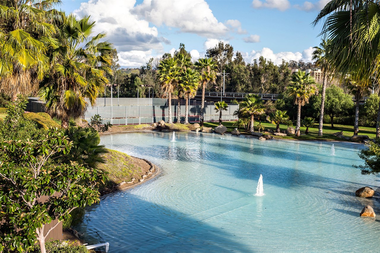 5645 Friars Road, Unit 358 San Diego, CA 92110 - Photo 19 of 25 Complex water-feature pool.