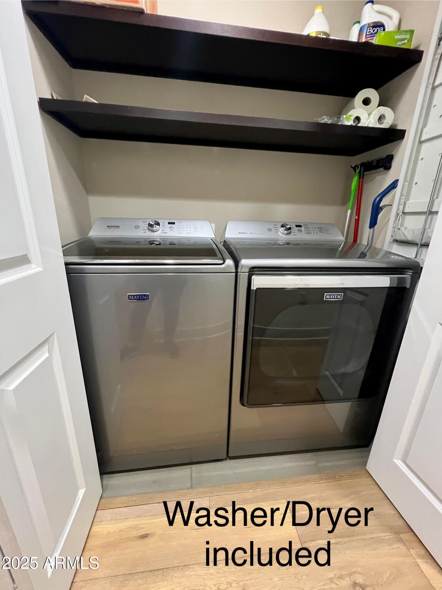 4803 North Woodmere Fairway, Unit 1004 Scottsdale, AZ 85251 - Photo 16 of 21 a view of washer and dryer