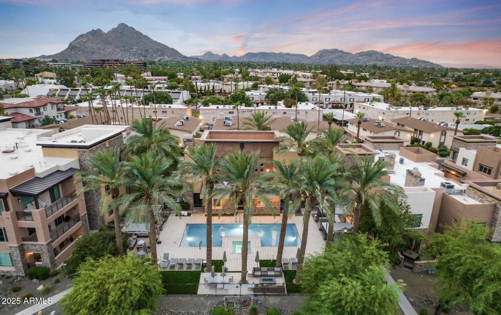 4803 North Woodmere Fairway, Unit 1004 Scottsdale, AZ 85251 - Photo 21 of 21 a view of a city with a mountain