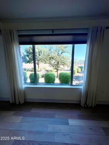 a view of backyard and window