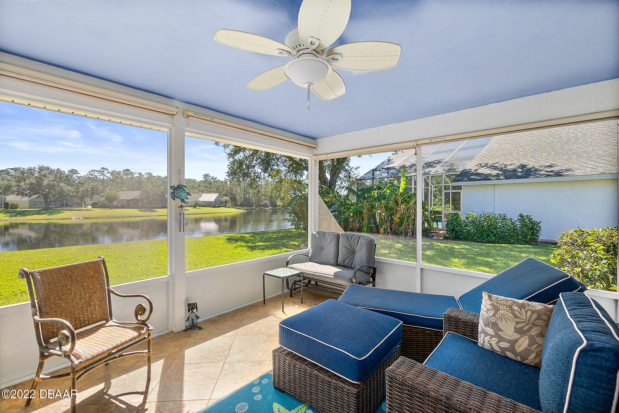 905 Brookridge Lane Ormond Beach, FL 32174 - Photo 35 of 47 Lanai w/Lake Views