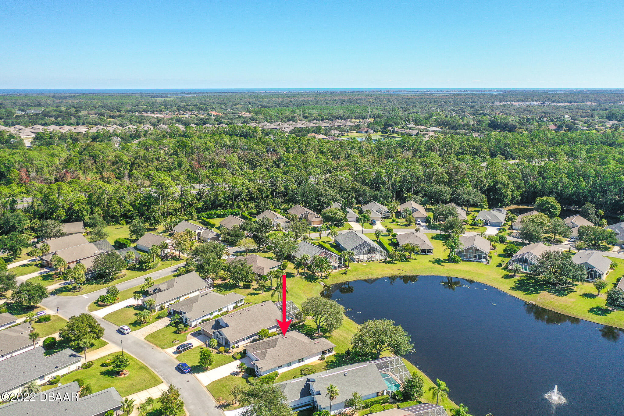 905 Brookridge Lane Ormond Beach, FL 32174 - Photo 45 of 47 Aerial View of Home