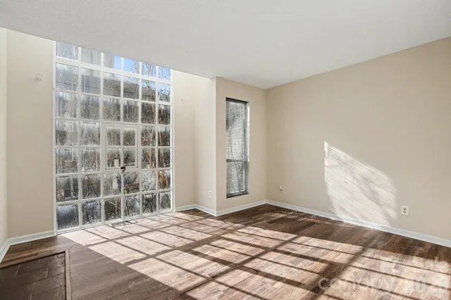 a view of an empty room