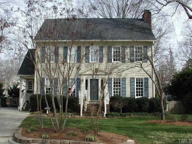 2805 Paddle Place Raleigh, NC 27615 - Photo 1 of 1 Beautifully landscaped yard has decorative lighting. Exterior Front