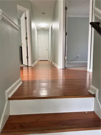 a view of cabinets and sink